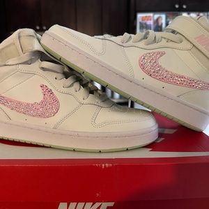 Nike Court Borough Mid 2: ***UPDATED***** added crystals!!